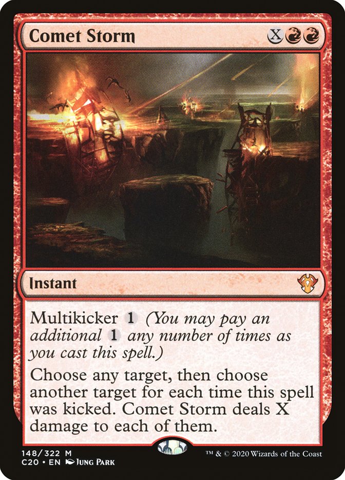 MTG Card Title: Comet Storm C20/148