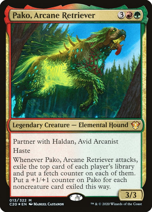 MTG Card Title: Pako, Arcane Retriever C20/13