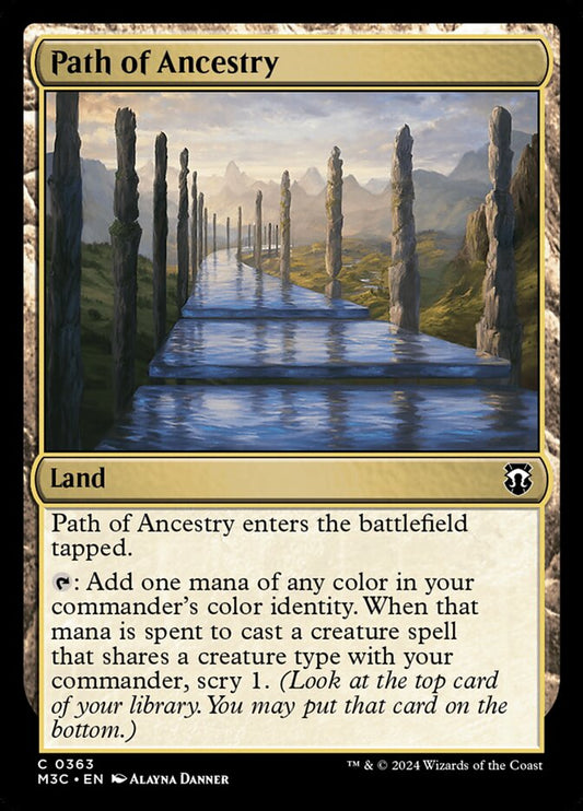 MTG Card Title: Path of Ancestry M3C/363