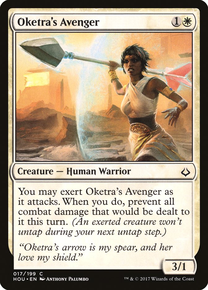 MTG Card Title: Oketra's Avenger HOU/17