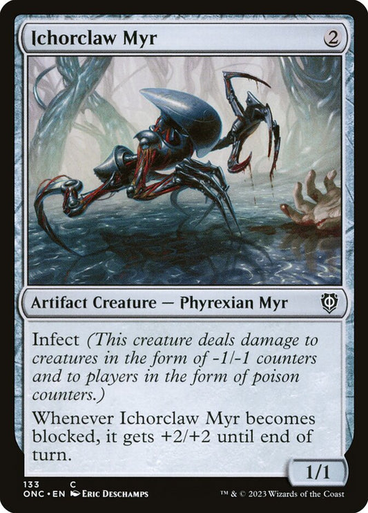 MTG Card Title: Ichorclaw Myr ONC/133