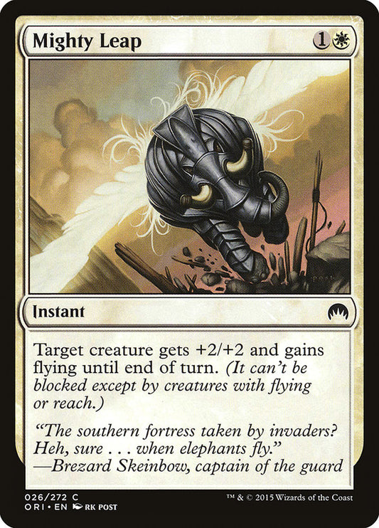 MTG Card Title: Mighty Leap ORI/26