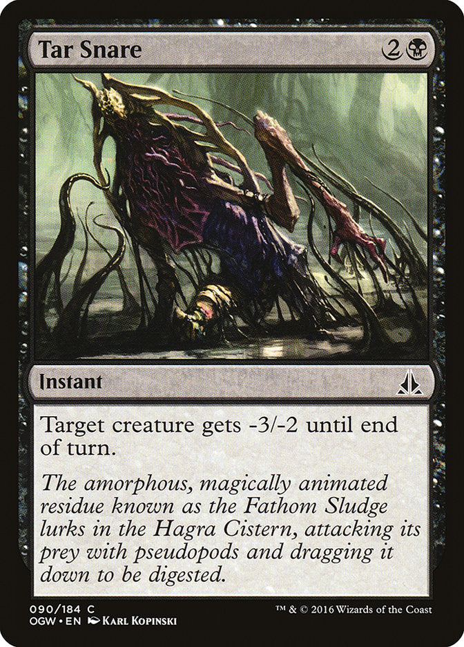 MTG Card Title: Tar Snare OGW/90