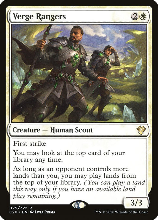 MTG Card Title: Verge Rangers C20/29