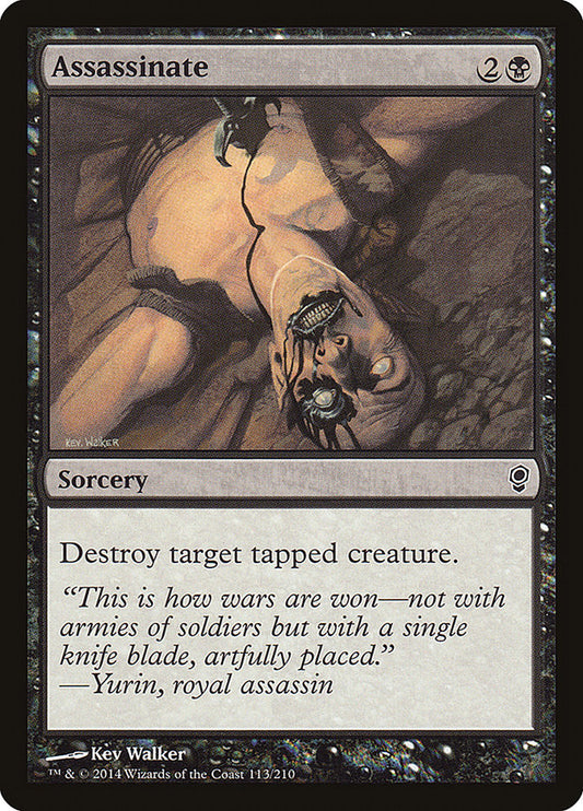 MTG Card Title: Assassinate CNS/113
