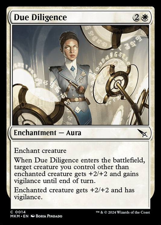 MTG Card Title: Due Diligence MKM/14
