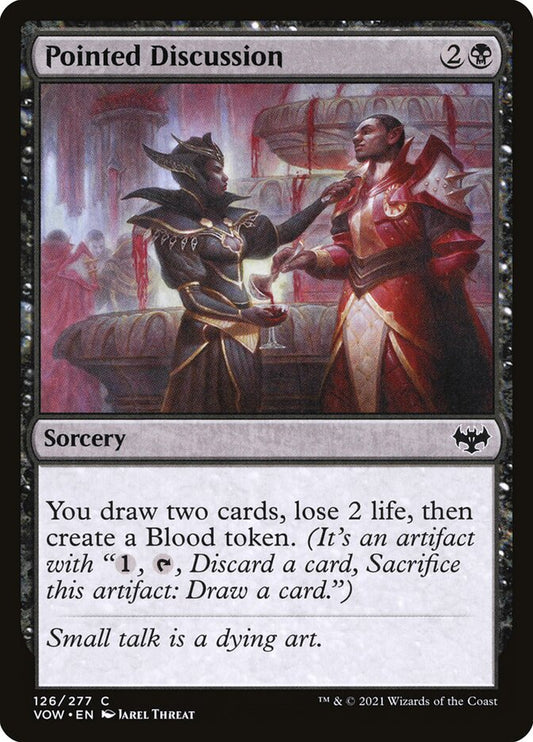 MTG Card Title: Pointed Discussion VOW/126