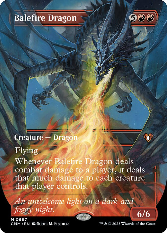 MTG Card Title: Balefire Dragon CMM/697