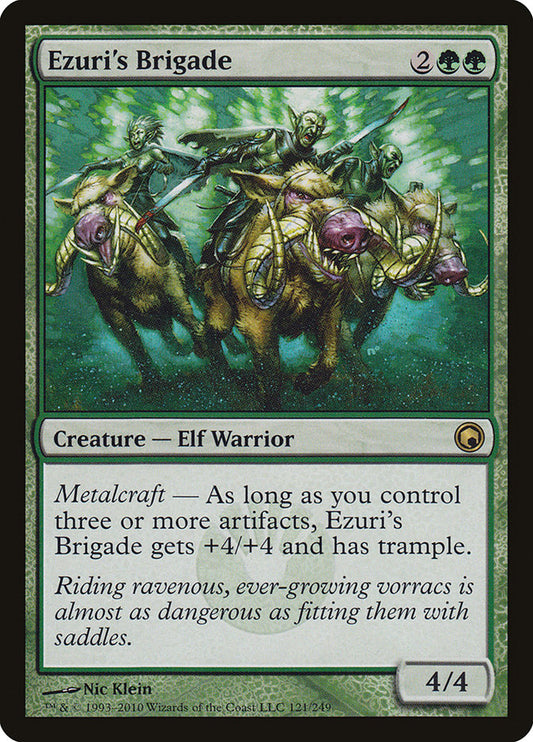 MTG Card Title: Ezuri's Brigade SOM/121