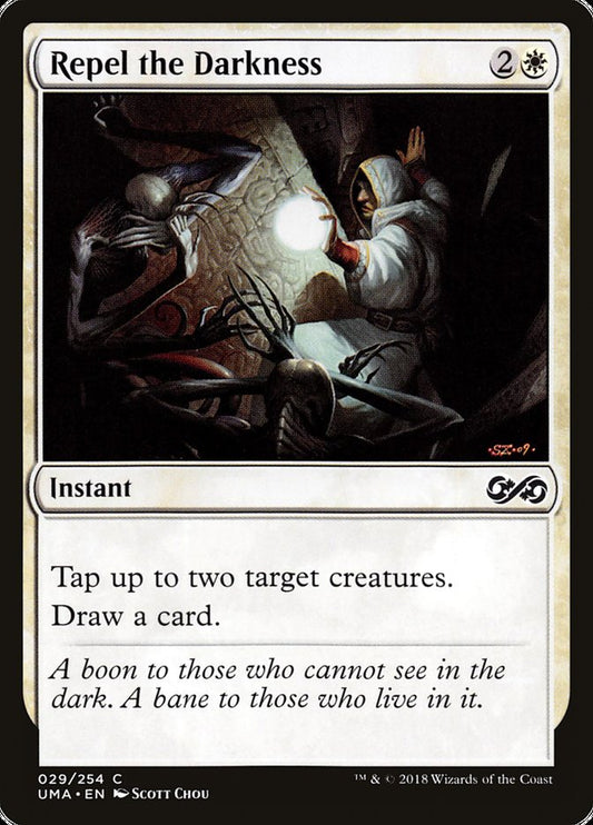 MTG Card Title: Repel the Darkness UMA/29