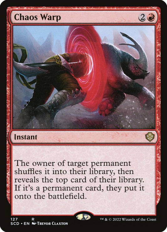 MTG Card Title: Chaos Warp SCD/127