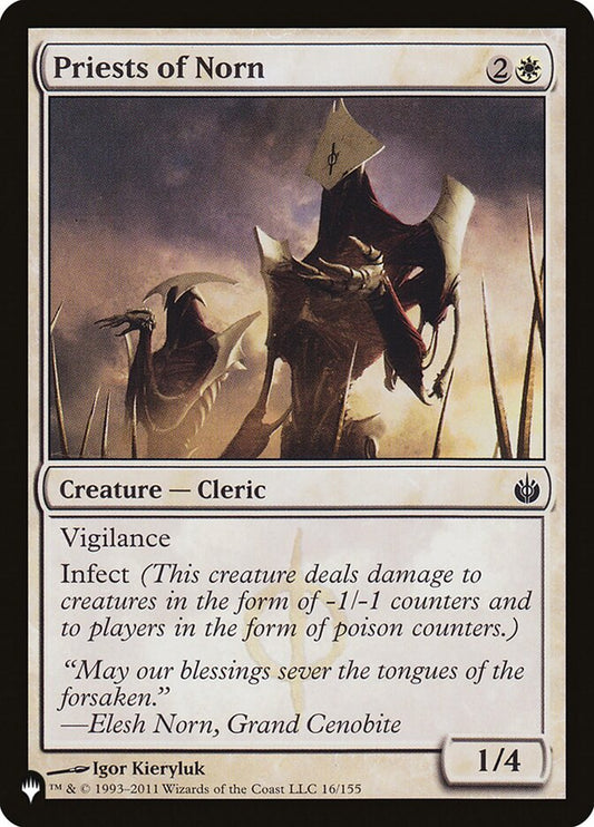 MTG Card Title: Priests of Norn PLST/MBS-16