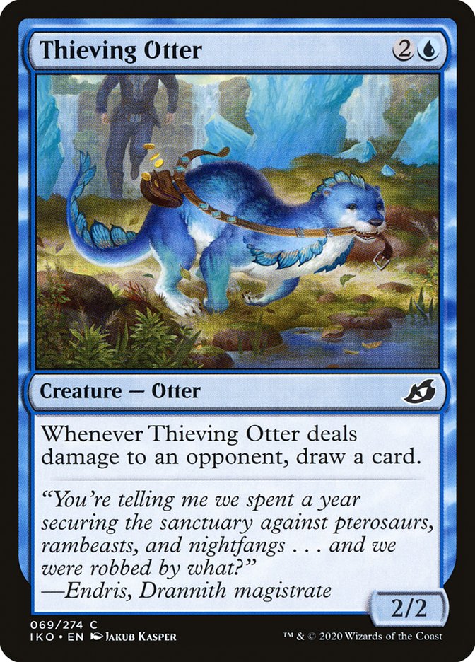 MTG Card Title: Thieving Otter IKO/69