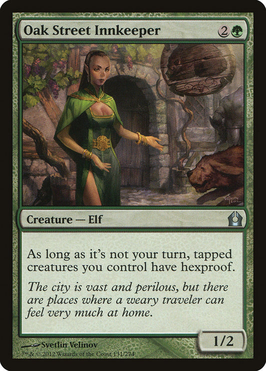 MTG Card Title: Oak Street Innkeeper RTR/131