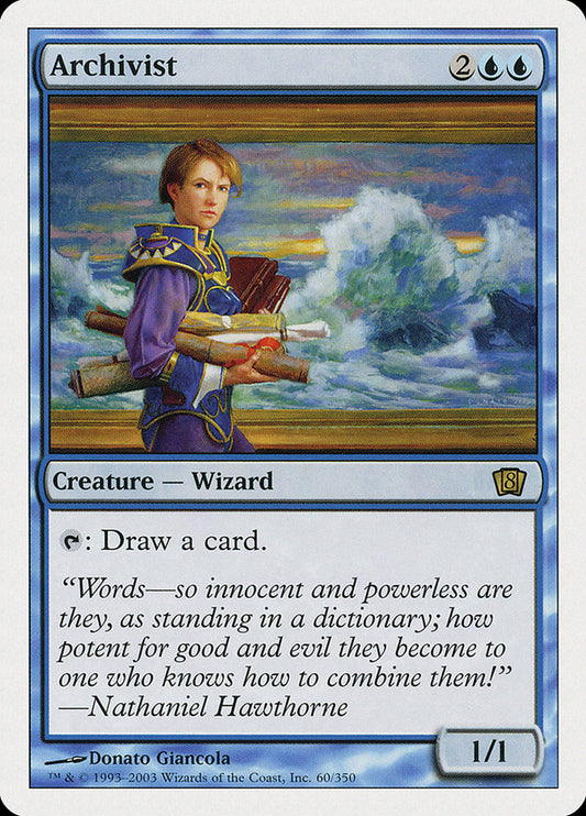 MTG Card Title: Archivist 8ED/60