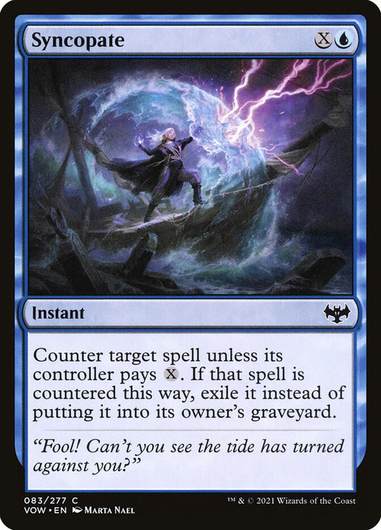 MTG Card Title: Syncopate VOW/83