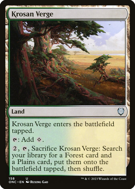 MTG Card Title: Krosan Verge ONC/158