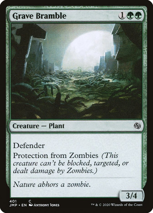 MTG Card Title: Grave Bramble JMP/401