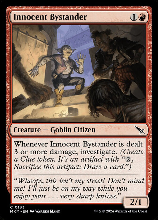 MTG Card Title: Innocent Bystander MKM/133