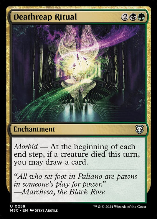 MTG Card Title: Deathreap Ritual M3C/259