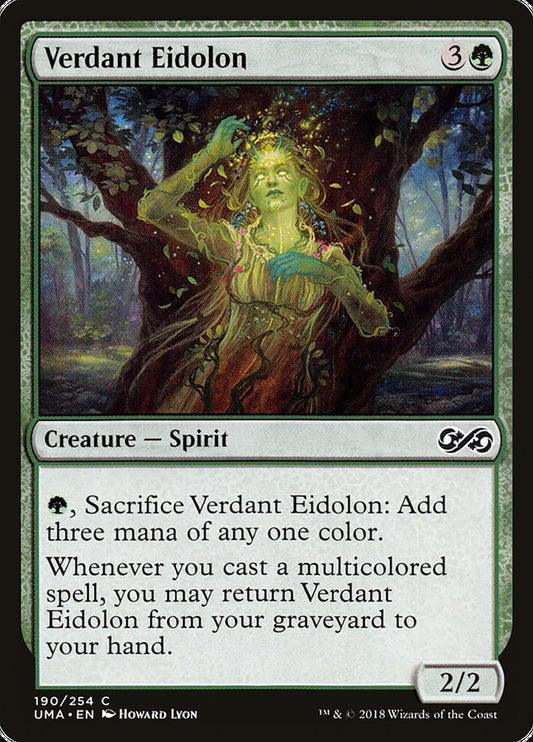 MTG Card Title: Verdant Eidolon UMA/190