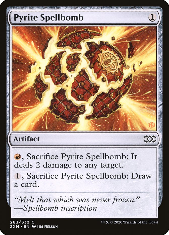 MTG Card Title: Pyrite Spellbomb 2XM/283