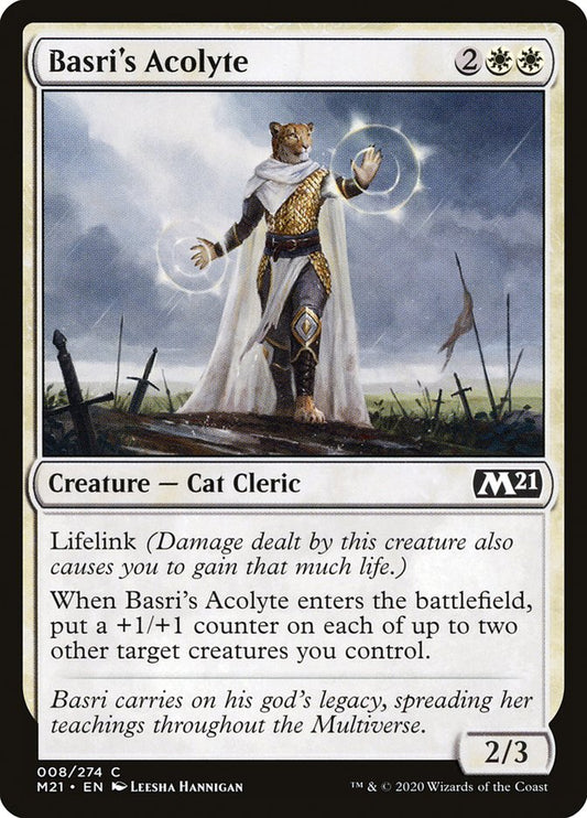 MTG Card Title: Basri's Acolyte M21/8