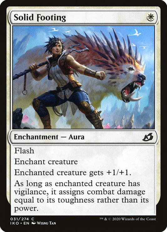 MTG Card Title: Solid Footing IKO/31