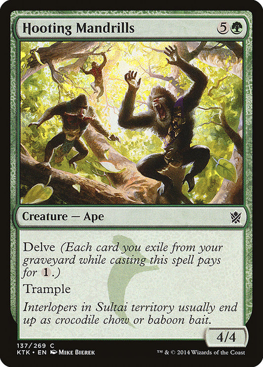 MTG Card Title: Hooting Mandrills KTK/137