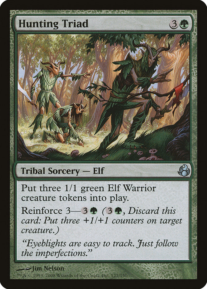 MTG Card Title: Hunting Triad MOR/127