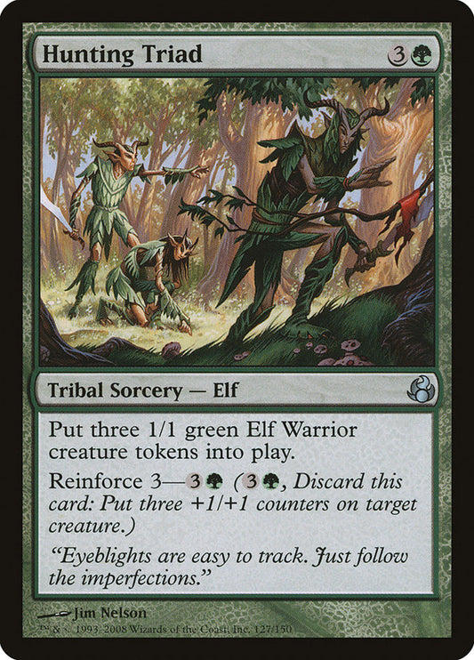 MTG Card Title: Hunting Triad MOR/127