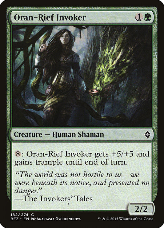MTG Card Title: Oran-Rief Invoker BFZ/182