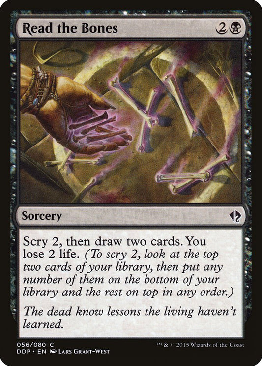 MTG Card Title: Read the Bones DDP/56