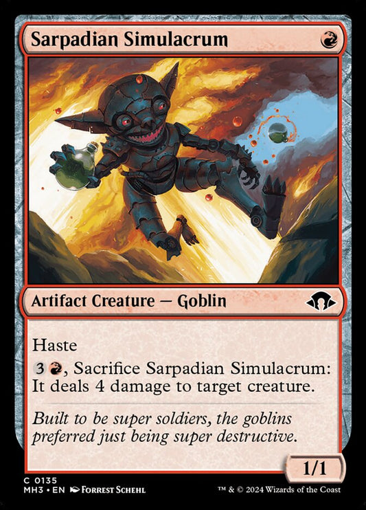 MTG Card Title: Sarpadian Simulacrum MH3/135