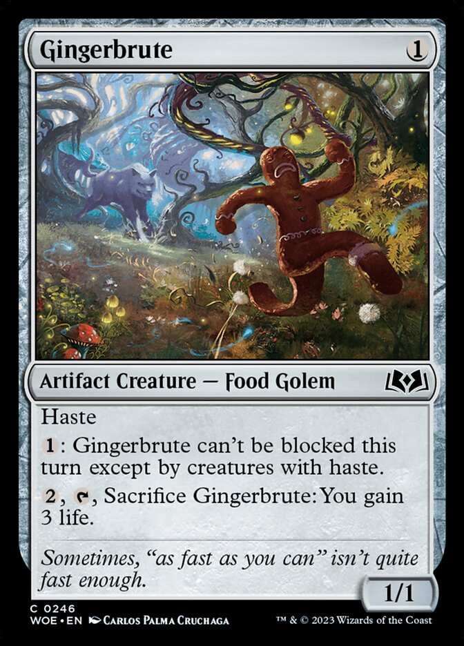 MTG Card Title: Gingerbrute WOE/246
