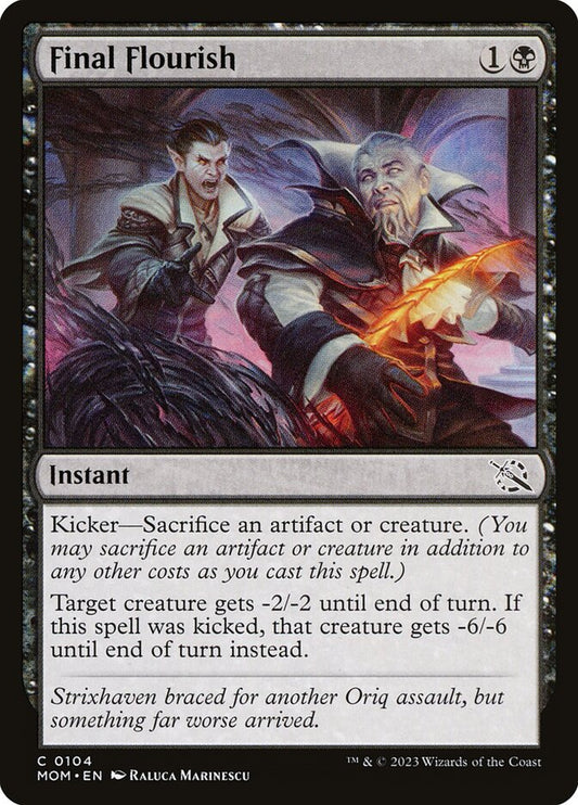 MTG Card Title: Final Flourish MOM/104