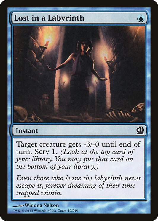 MTG Card Title: Lost in a Labyrinth THS/52