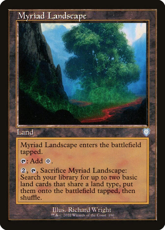 MTG Card Title: Myriad Landscape BRC/190