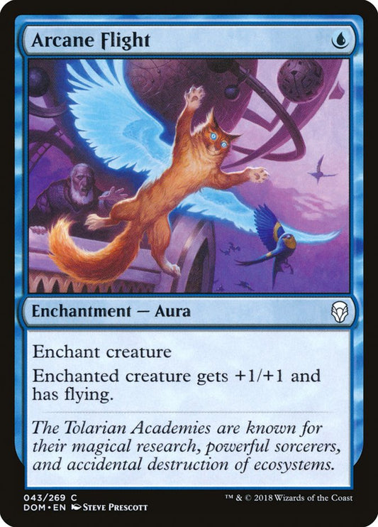 MTG Card Title: Arcane Flight DOM/43