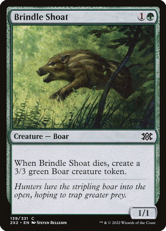 MTG Card Title: Brindle Shoat 2X2/139