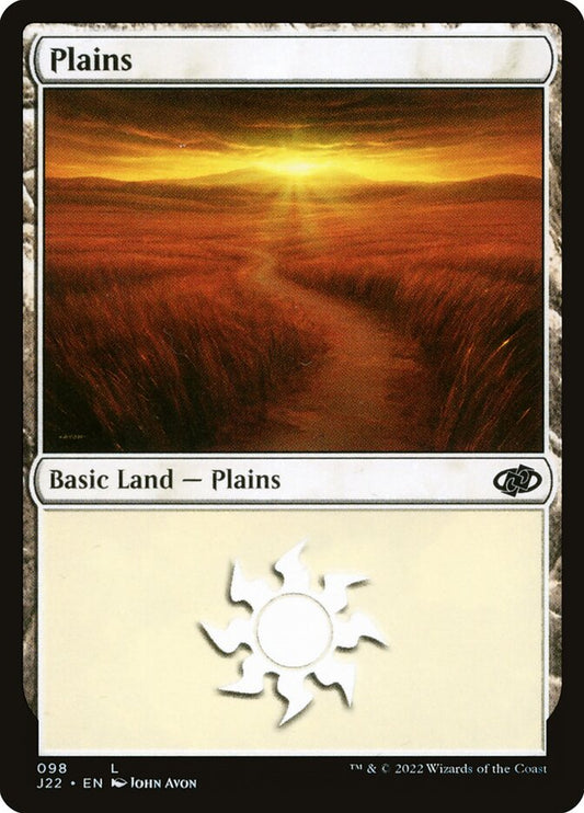 MTG Card Title: Plains J22/98