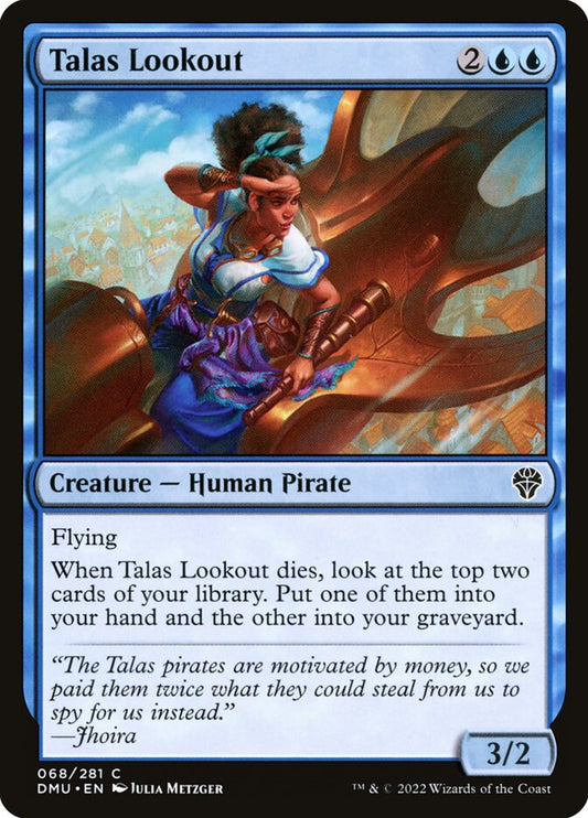 MTG Card Title: Talas Lookout DMU/68