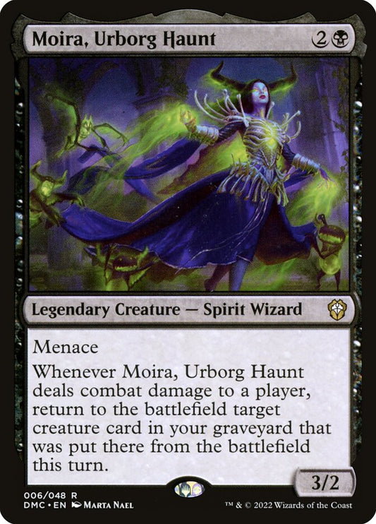 MTG Card Title: Moira, Urborg Haunt DMC/6