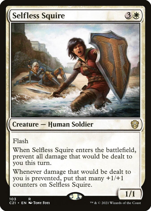 MTG Card Title: Selfless Squire C21/103