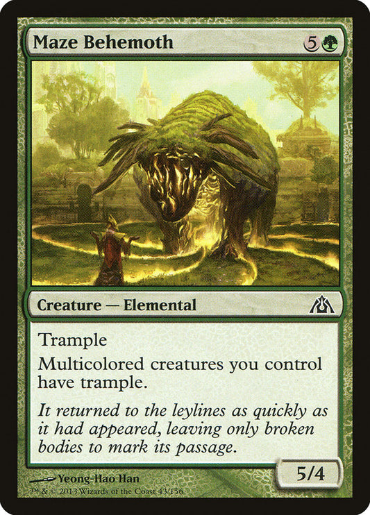 MTG Card Title: Maze Behemoth DGM/43