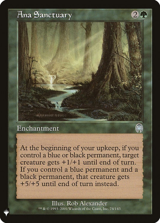 MTG Card Title: Ana Sanctuary PLST/APC-74