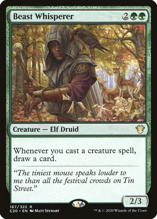 MTG Card Title: Beast Whisperer C20/167