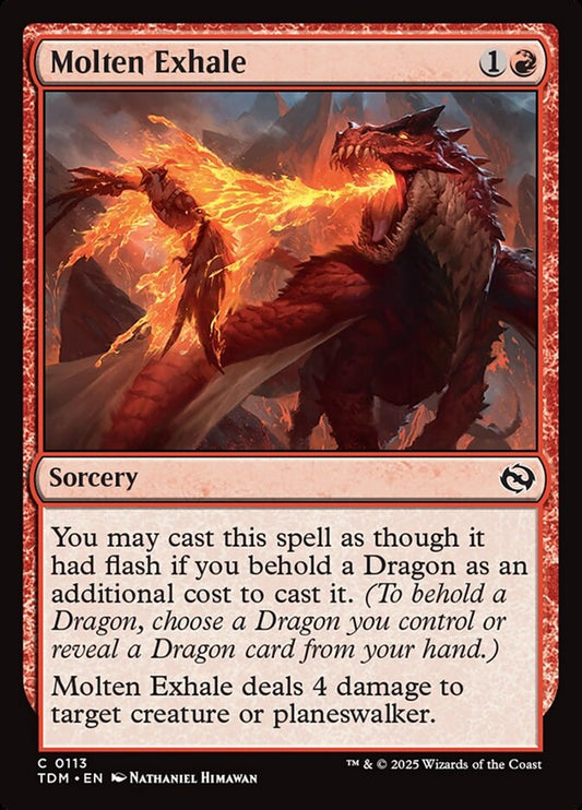 MTG Card Title: Molten Exhale TDM/113