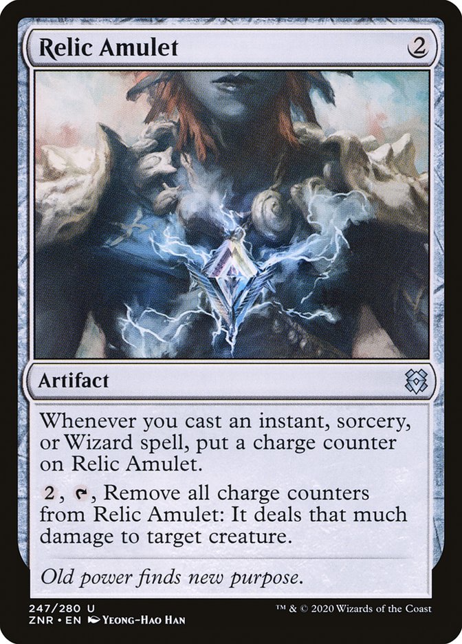 MTG Card Title: Relic Amulet ZNR/247