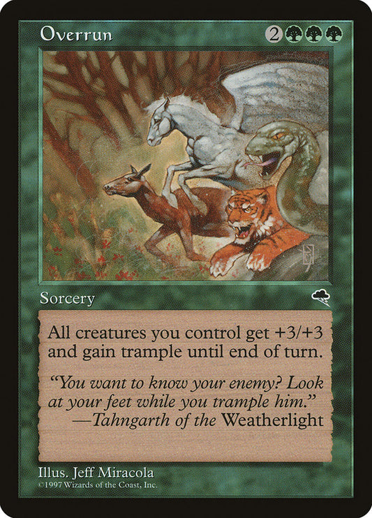 MTG Card Title: Overrun TMP/243